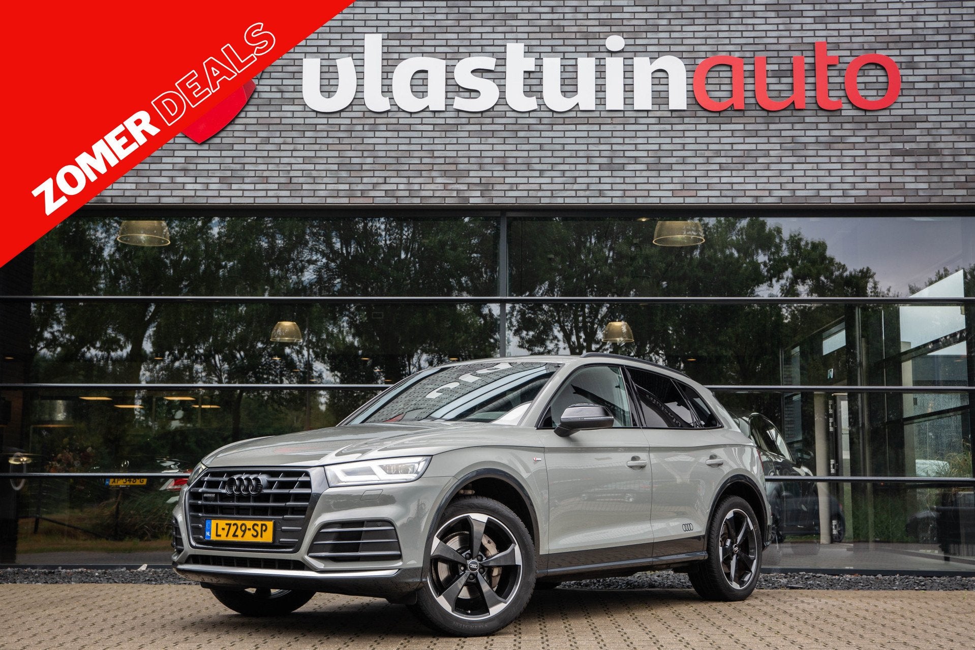 Audi Q5 2.0 TFSI quattro S Line Black Edition , Trekhaak, B&, Auto's, Automaat, Gebruikt, 4 cilinders, Bedrijf