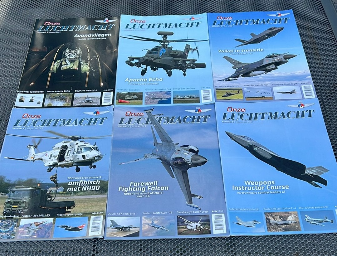6x Onze Luchtmacht tijdschriften jaartal 2024, Verzamelen, Ophalen of Verzenden, Luchtmacht, Nederland, Boek of Tijdschrift