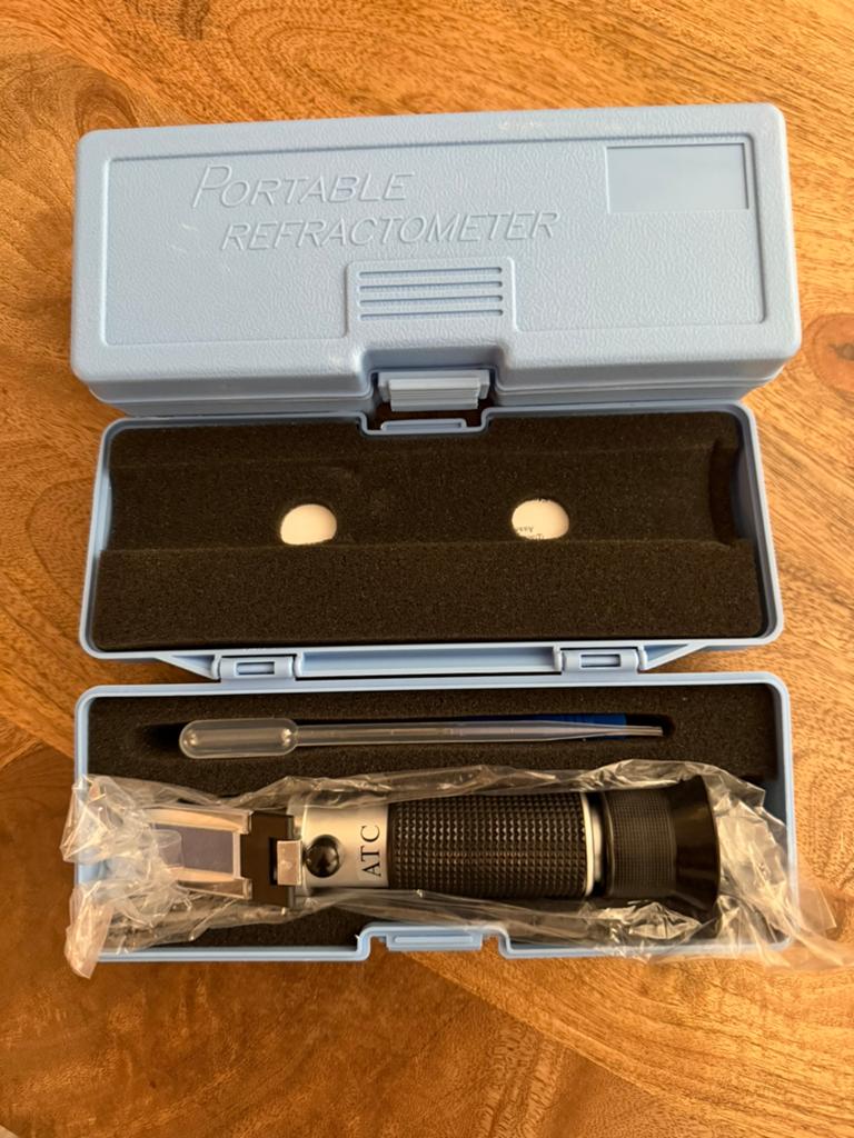 draagbare handrefractometer brix, Ophalen of Verzenden, Nieuw, Batterij