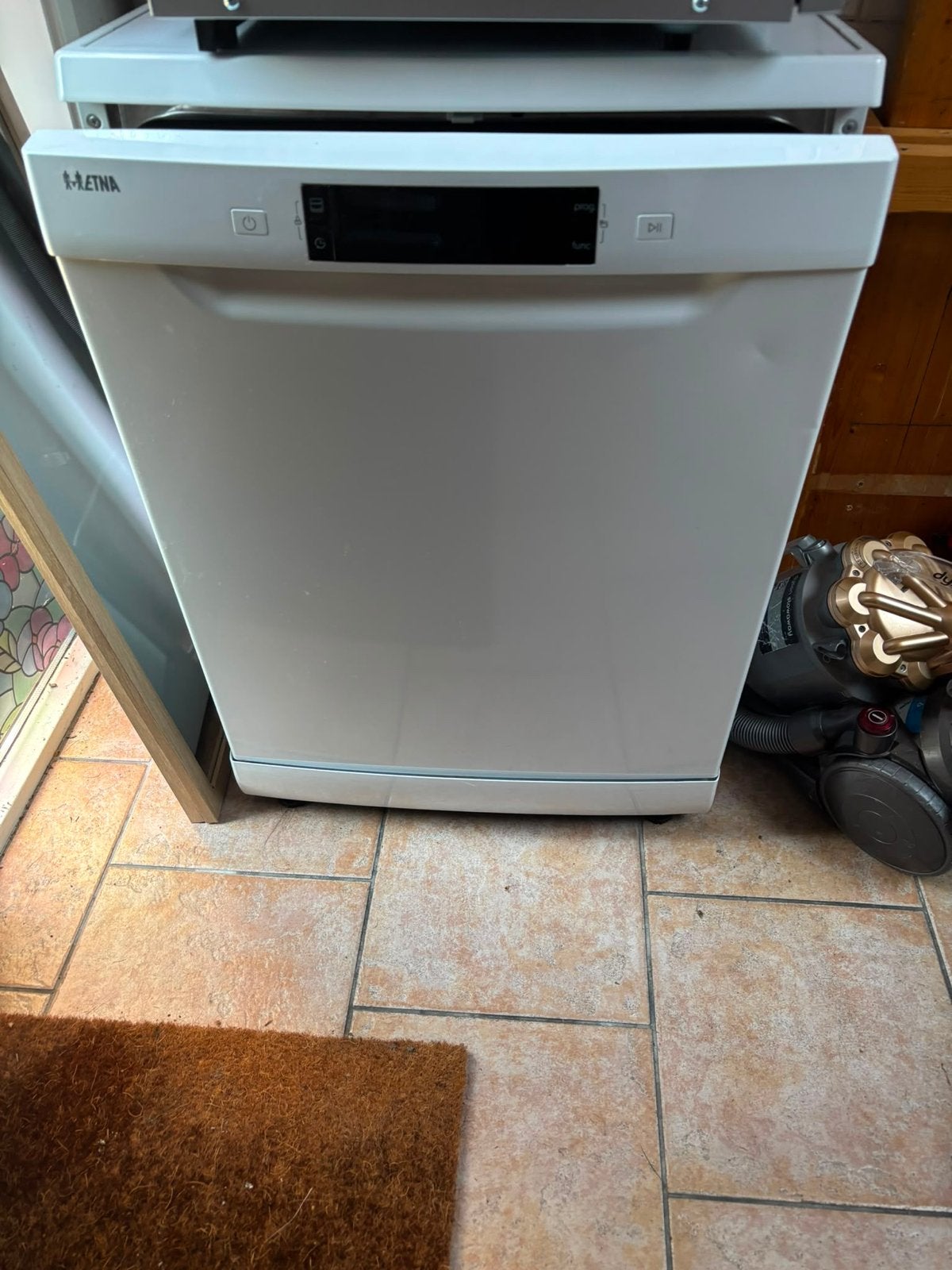 Etna VWV242WIT Vaatwasser - Energieklasse C, Witgoed en Apparatuur, Ophalen, Gebruikt, 60 cm of meer, Eco programma