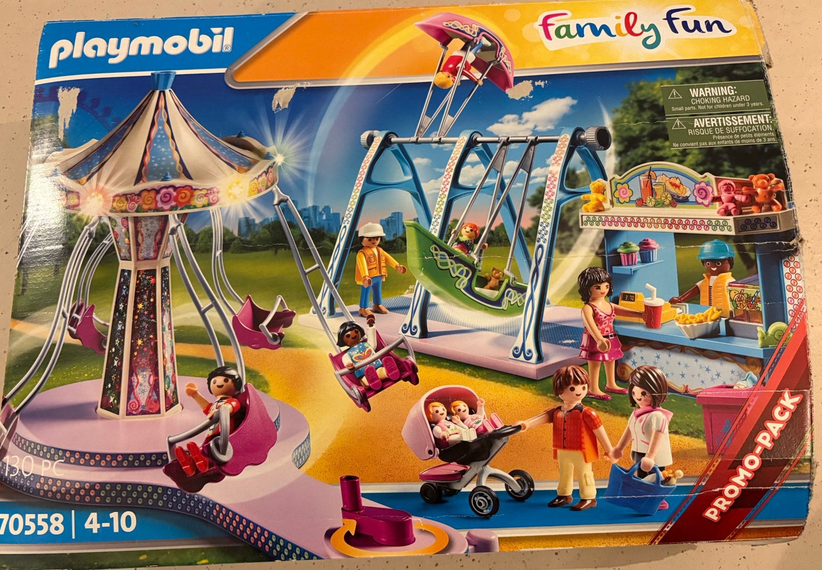 70558 playmobil family fun pretpark, Kinderen en Baby's, Ophalen of Verzenden, Zo goed als nieuw