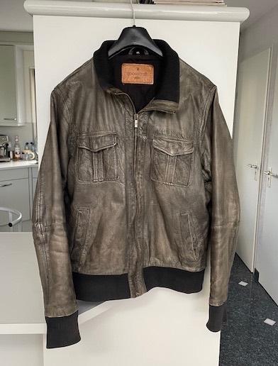 Leren Goosecraft Bomber Jack, Kleding | Heren, Jassen | Winter, Overige kleuren, Goosecraft, Overige maten, Ophalen of Verzenden