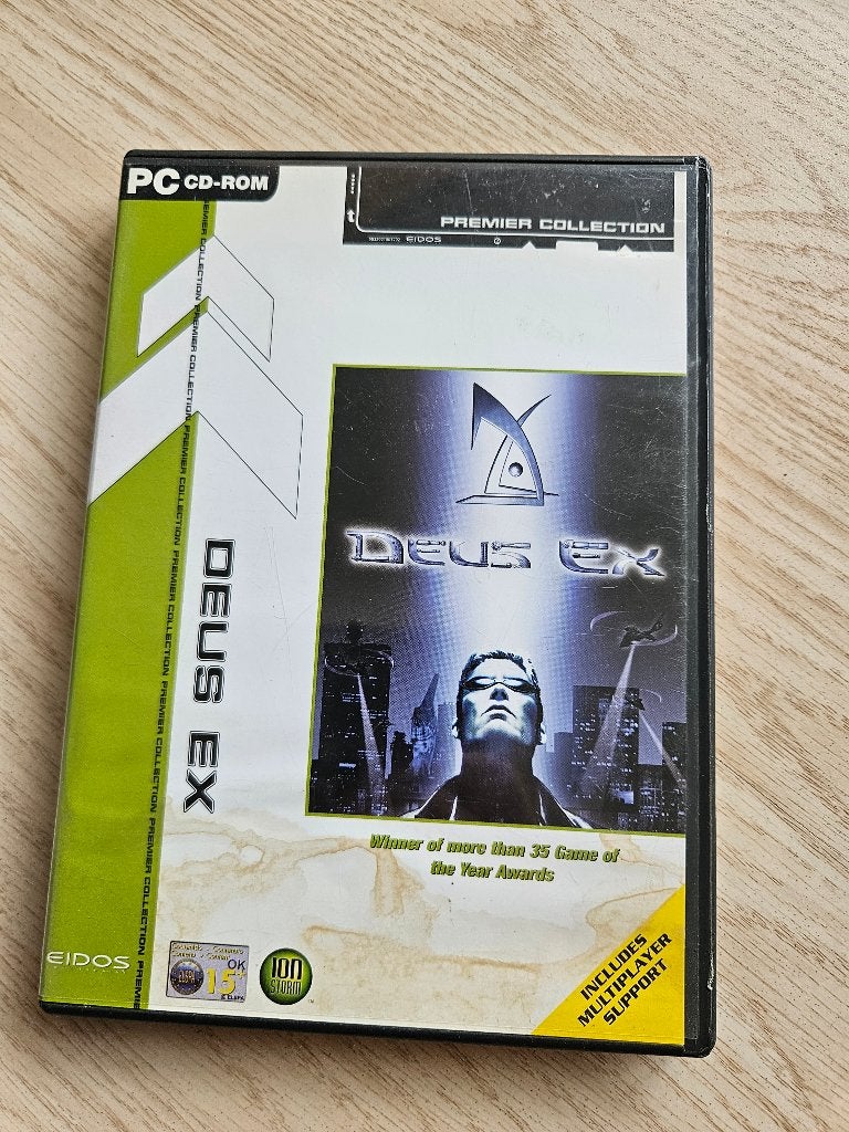 Deus Ex (PC CD-ROM) - Premier Collection, Avontuur en Actie, Gebruikt, 1 speler, Ophalen of Verzenden