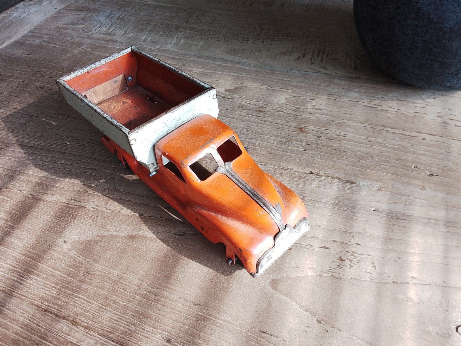 Gescha vintage oude truck vrachtwagen van metaal, Ophalen, Gebruikt