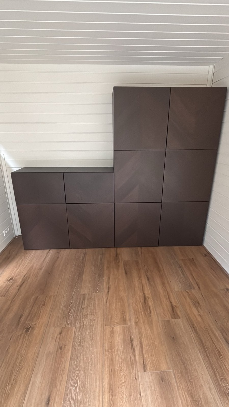 IKEA Besta kast met Hedeviken fronten (240x192x40cm), Ophalen, Zo goed als nieuw