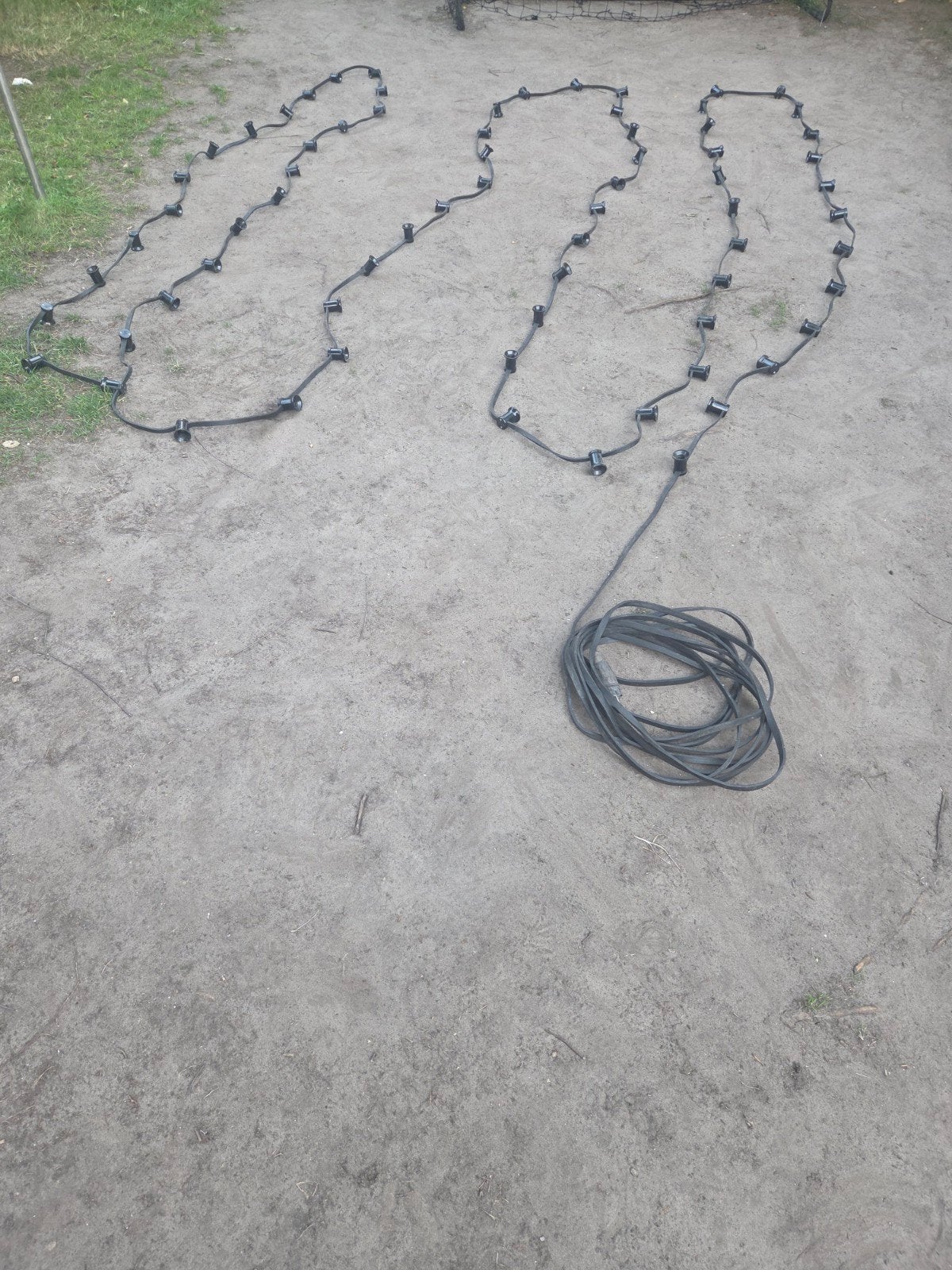 Prikkabel. 30 meter met 70 lamp fittingen, Gebruikt, Minder dan 50 watt, Ophalen of Verzenden, Netvoeding