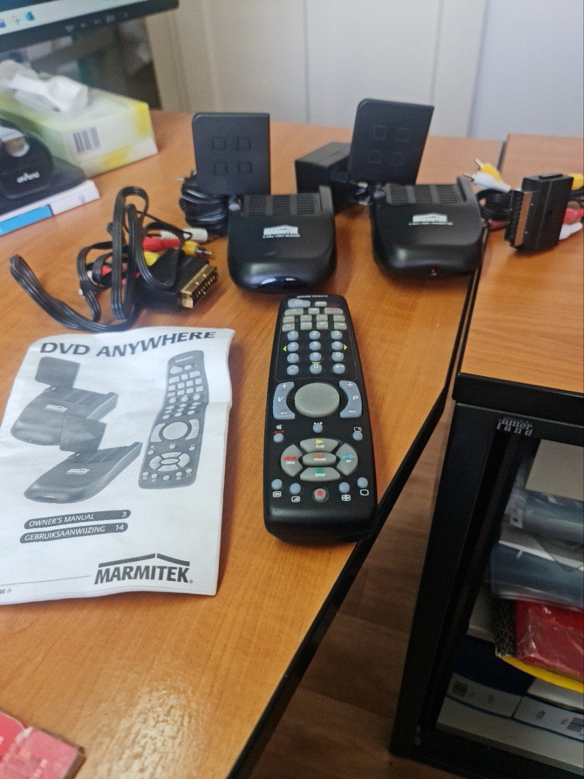 Marmitek Draadloze Videozender DVD Anywhere., Ophalen of Verzenden, Gebruikt, Minder dan 2 meter, Overige kabels