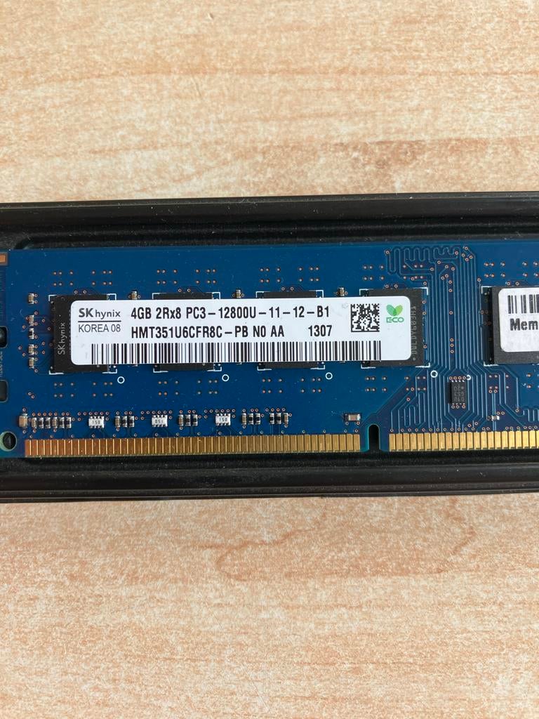 SK Hynix 4GB DDR3 RAM PC3-12800U - HMT351U6CFR8C, Verzenden, DDR3, Zo goed als nieuw, Desktop