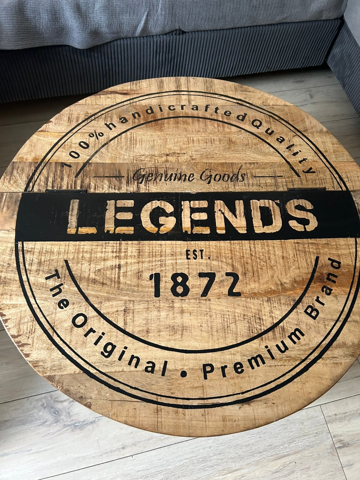 Salontafel Vintage 75cm, Huis en Inrichting, Ophalen, Zo goed als nieuw, Hout