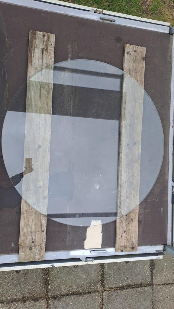 Ronde Glasplaat van gehard glas, Ophalen, Glasplaat
