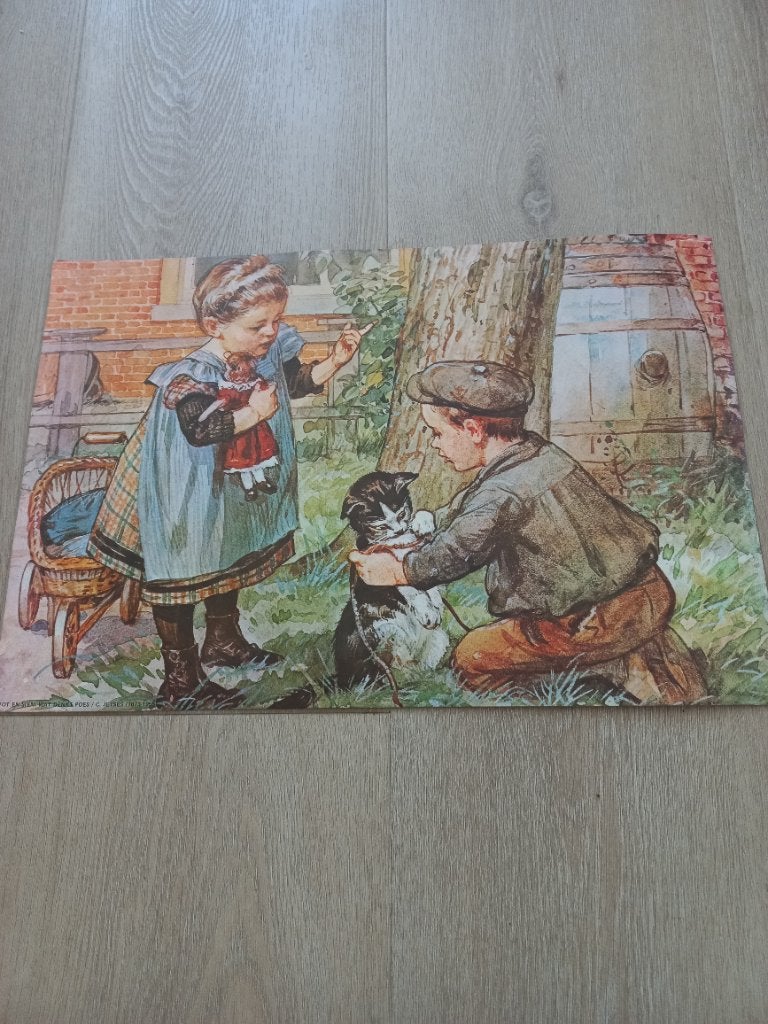 Ot en Sien  poster 43.8 x29.5  cm, Ophalen of Verzenden, Gebruikt, Overige, Overige merken
