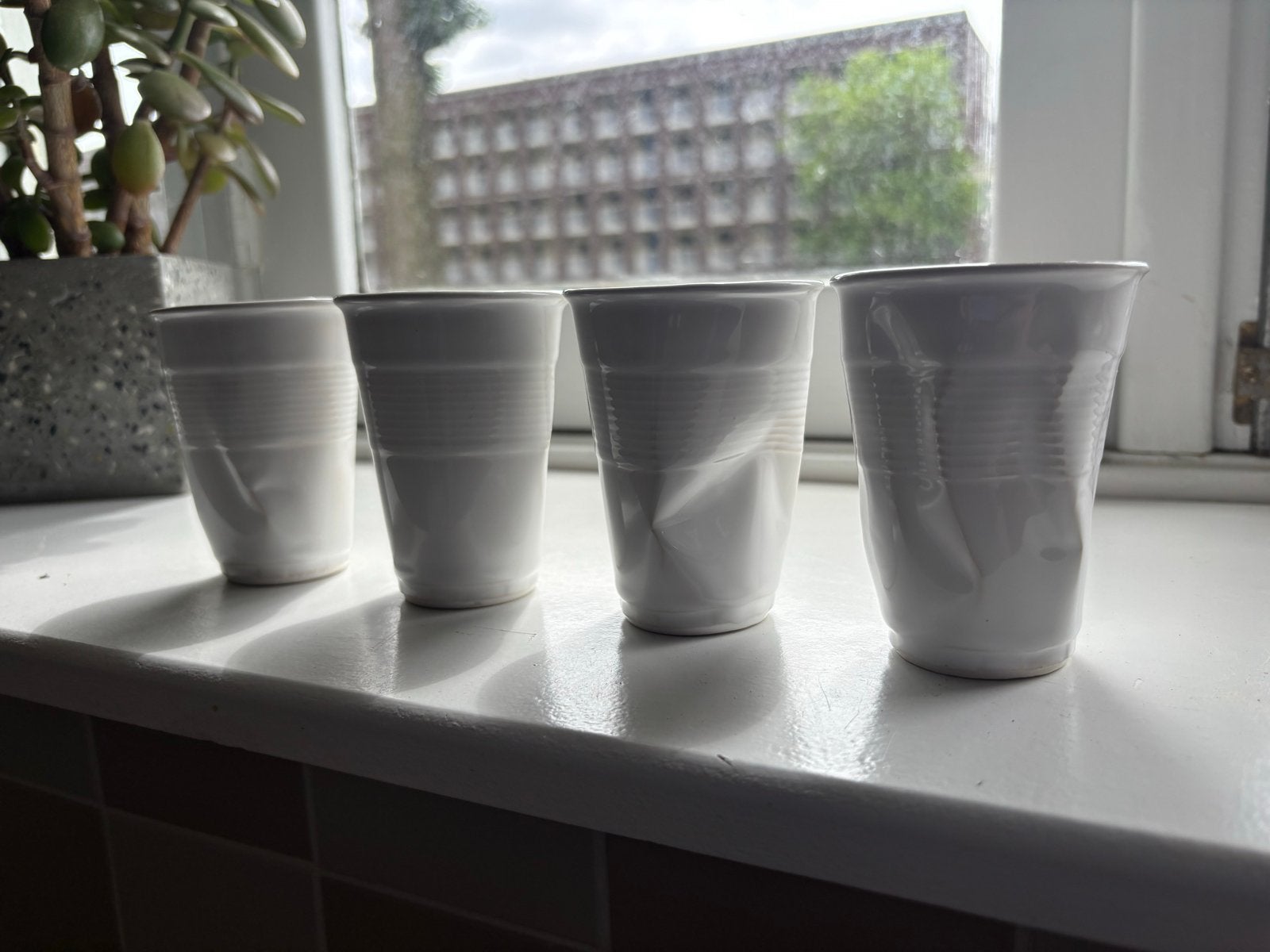 Set van 4 Rob Brandt Deukbekers (Atelier met Signatuur), Ophalen of Verzenden
