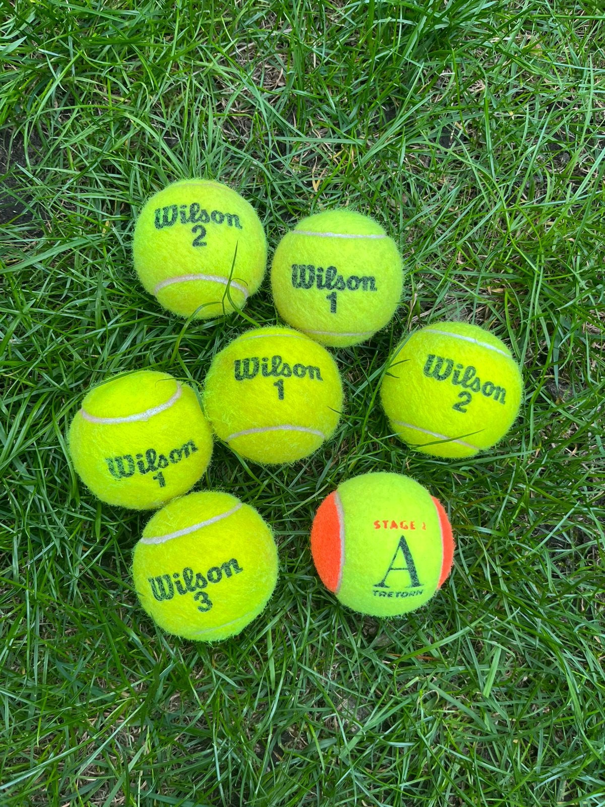 7 tennis ballen, Ophalen, Ballen, L00, Zo goed als nieuw