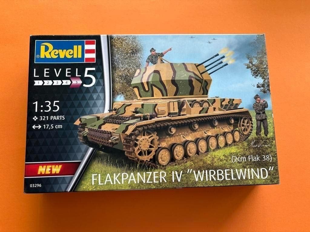 Revell Flakpanzer IV Wirbelwind 1:35 3296, Tank, Verzenden, Nieuw, 1:32 tot 1:50