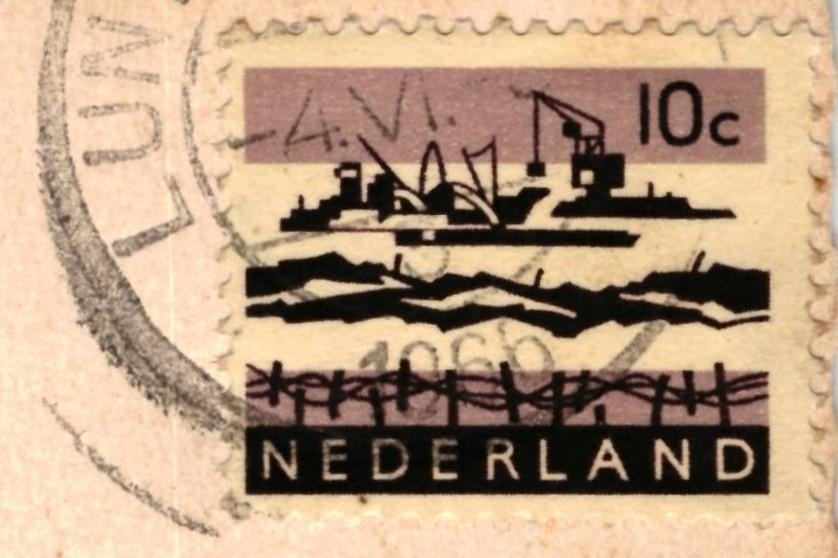 914324 Lunteren Pannekoekhuis 1966 Gelopen met postzegel, Ophalen of Verzenden, 1960 tot 1980, Gelopen, Noord-Brabant