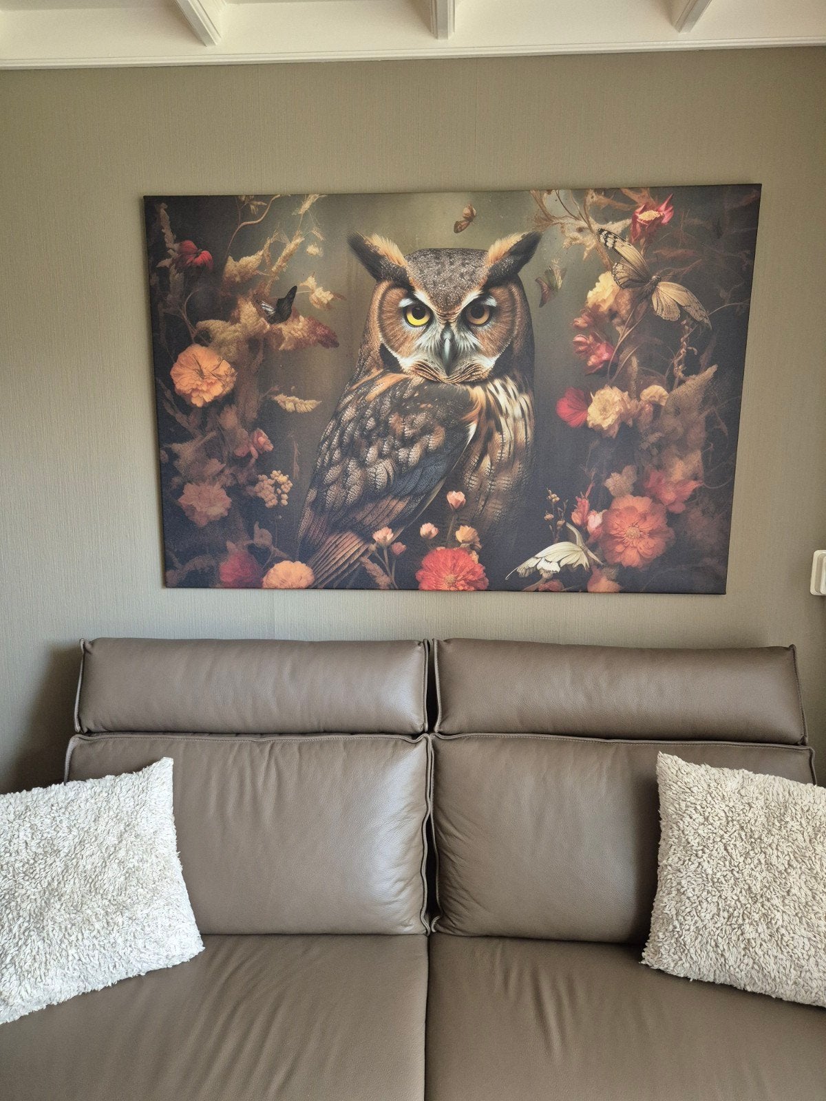 Groot schilderij, Ophalen
