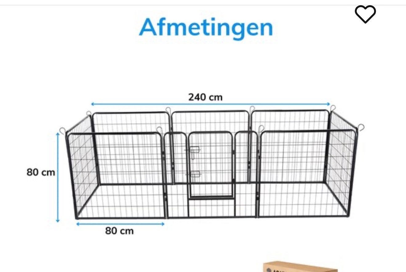 Acaza honden kennel, Ophalen, Zo goed als nieuw