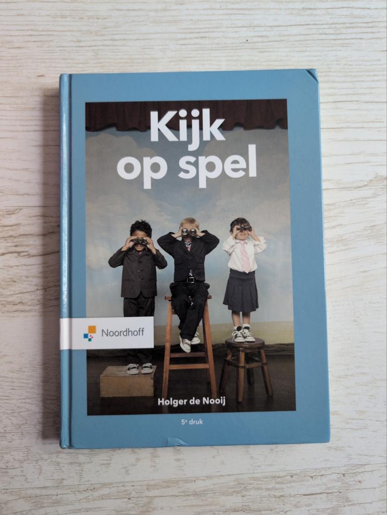 Kijk op spel - 5e druk, Boeken, Ophalen of Verzenden