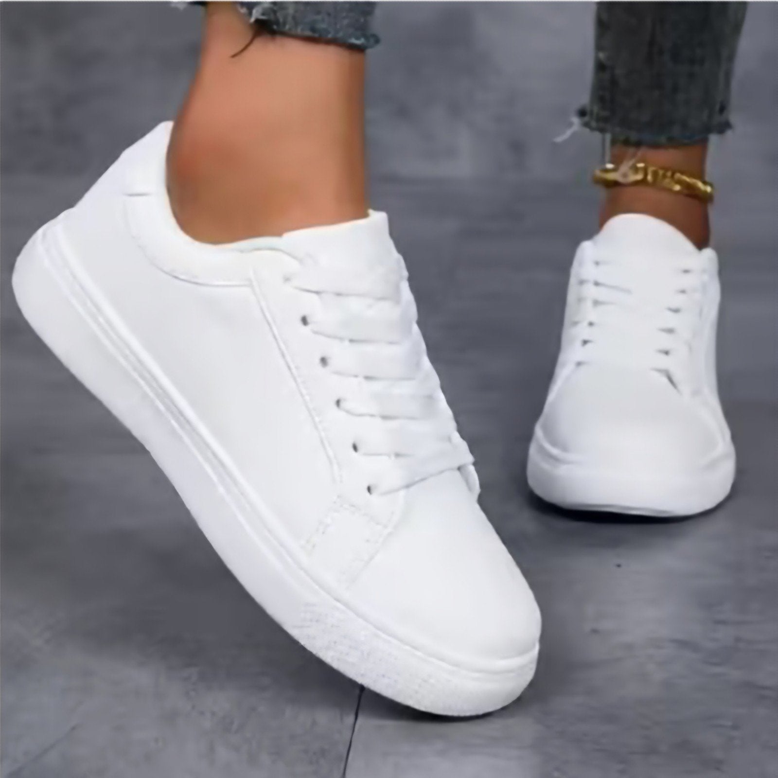 Gratis sneakers bij een dames partij kleding boho M L, Ophalen of Verzenden, Wit, Sneakers of Gympen