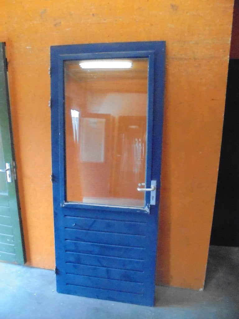 Diverse buitendeuren / schuurdeuren, ca. 88 x 211,5, Ophalen, 80 tot 100 cm, 200 tot 215 cm, Glas