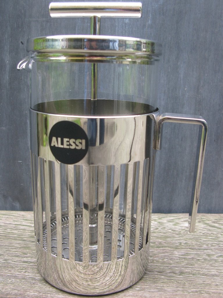 ALESSI PRESS FILTER COFFEEMAKER A.ROSSI 8 CUPS, Espresso apparaat, Gemalen koffie, Ophalen of Verzenden, Zo goed als nieuw