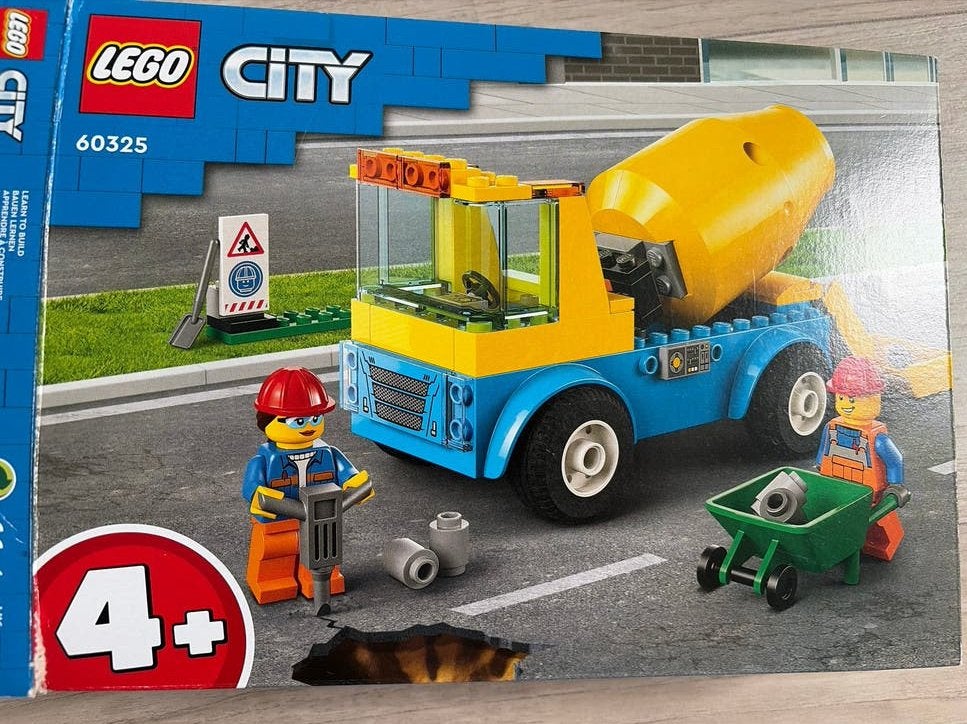 Lego City 60325 Cementmixer - mist 2 onderdelen, Lego, Ophalen of Verzenden, Complete set, City