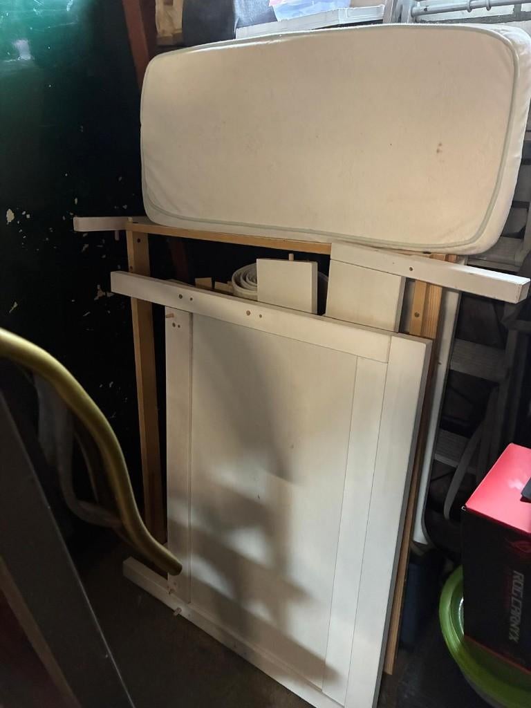 IKEA SUNDVIK meegroeibed, 70 tot 85 cm, Zo goed als nieuw, 180 cm of meer, Ophalen