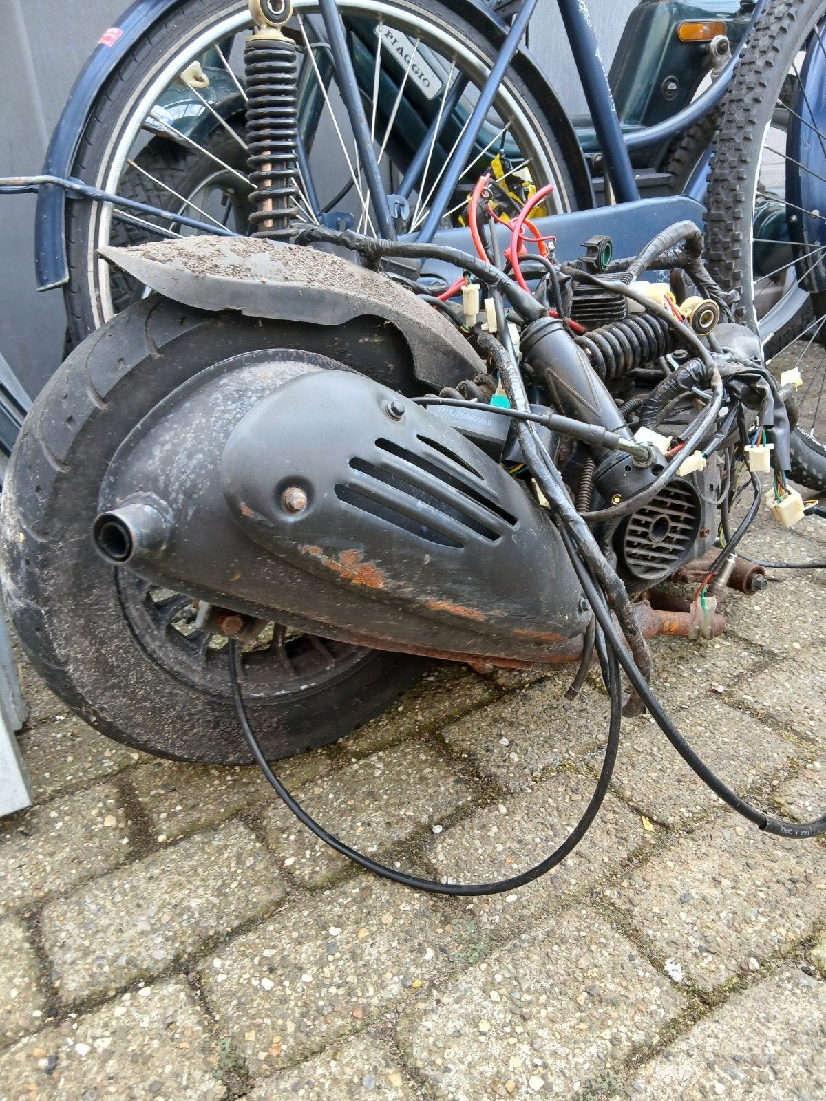 gy6 motorblok lopend compleet, Ophalen, Gebruikt, Blok, Overige merken