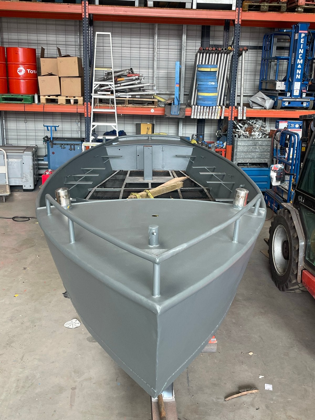 Stalen boot, Ophalen of Verzenden, Gebruikt, Motorboot