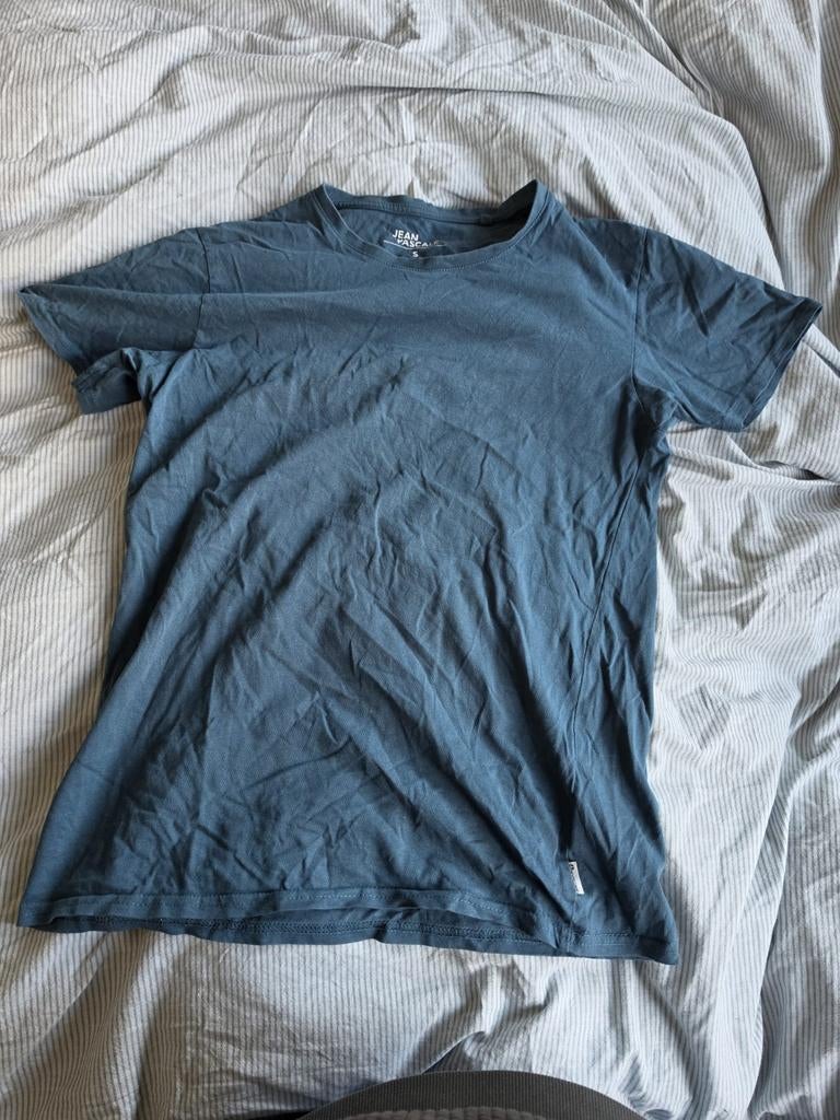 Blauw Jean Pascale shirt maat S, Ophalen, Blauw, Jean Pascale, Gedragen