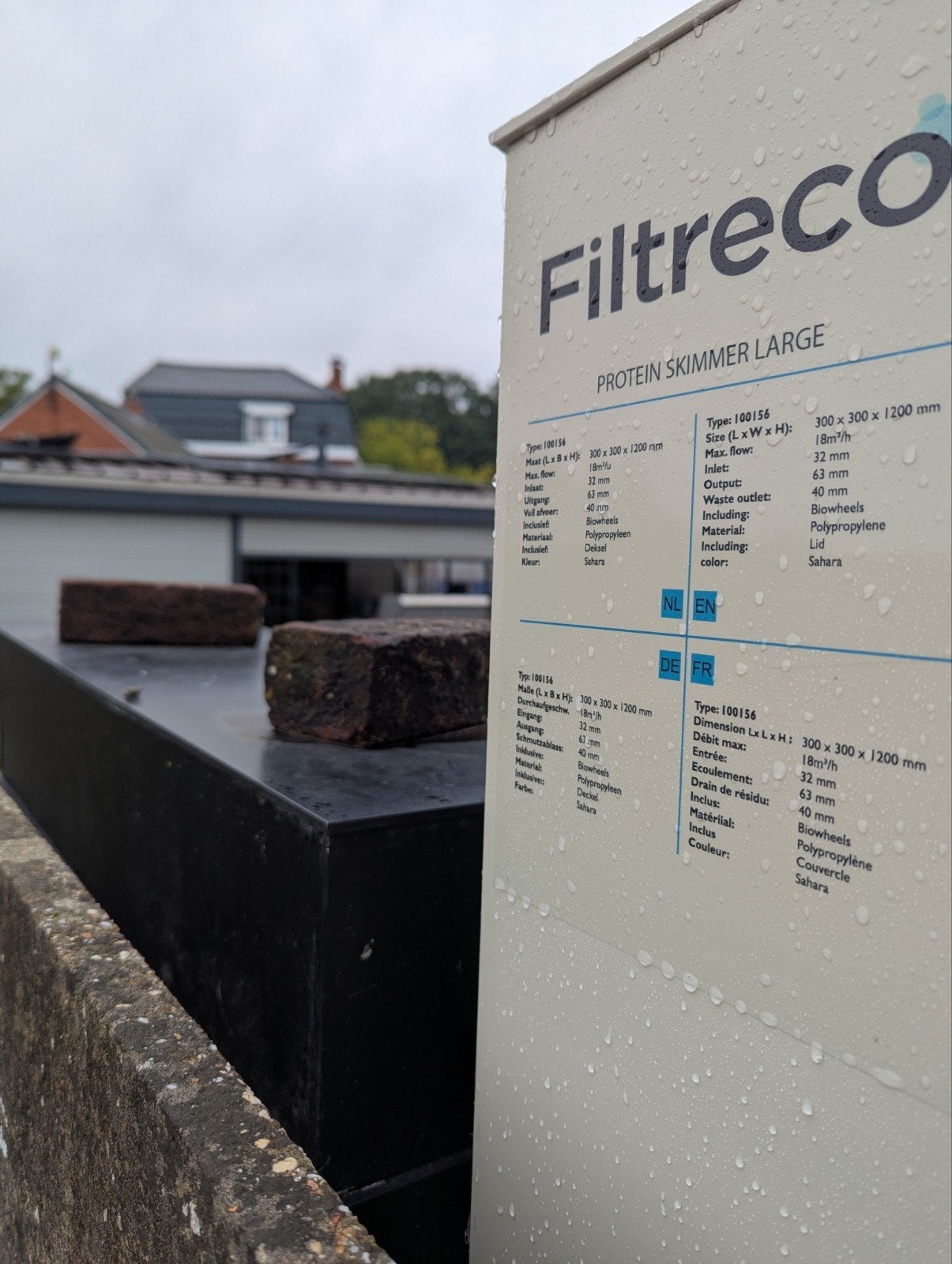 Filtreco Protein Skimmer Large - Vijverfilter, Tuin en Terras, Ophalen, Gebruikt