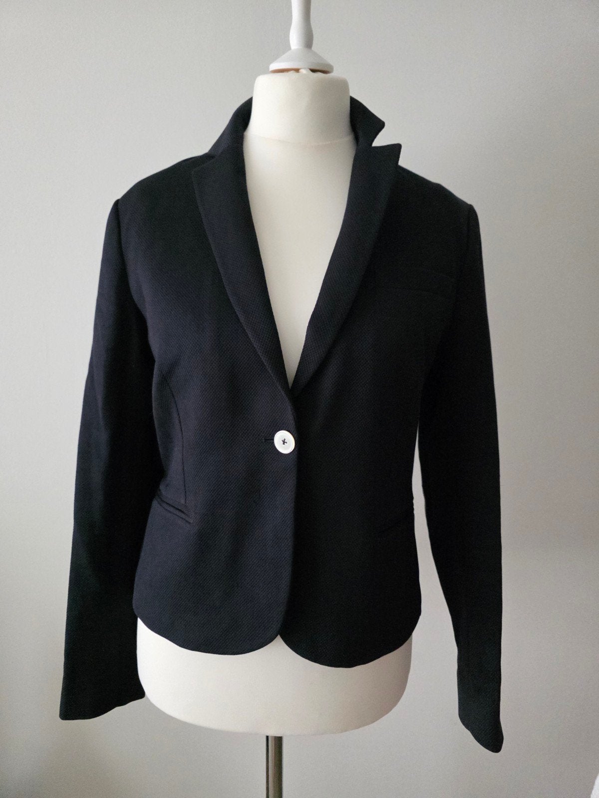 Stijlvol navy Jasje GANT met Witte Details - Maat L, Kleding | Dames, Jasjes, Kostuums en Pakken, Blauw, Maat 42/44 (L), Ophalen of Verzenden