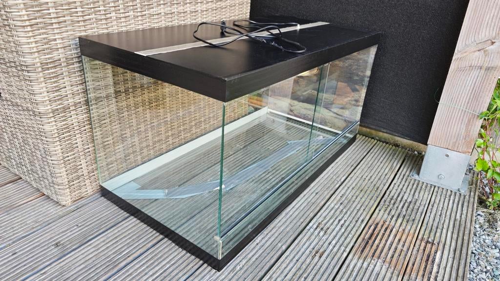 Terrarium  met toebehoren, Ophalen, Gebruikt, Terrarium of Paludarium