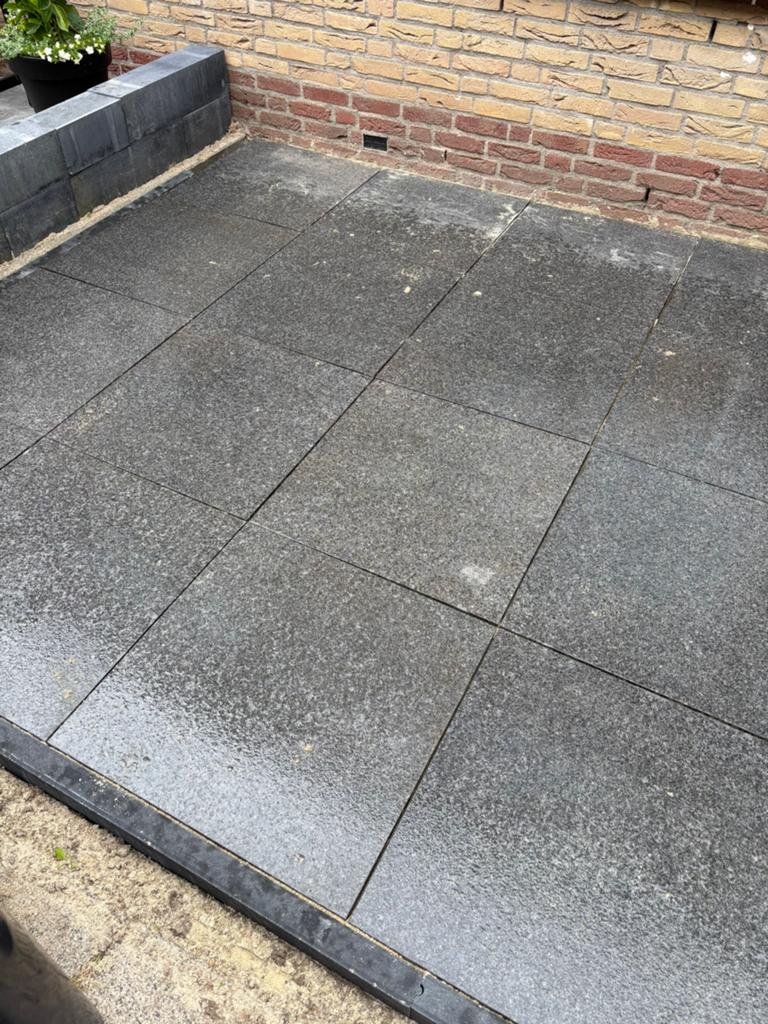 Keramische tuintegels 60x60 2cm, Tuin en Terras, Tegels en Klinkers, Ophalen, Zo goed als nieuw, Keramiek, Terrastegels