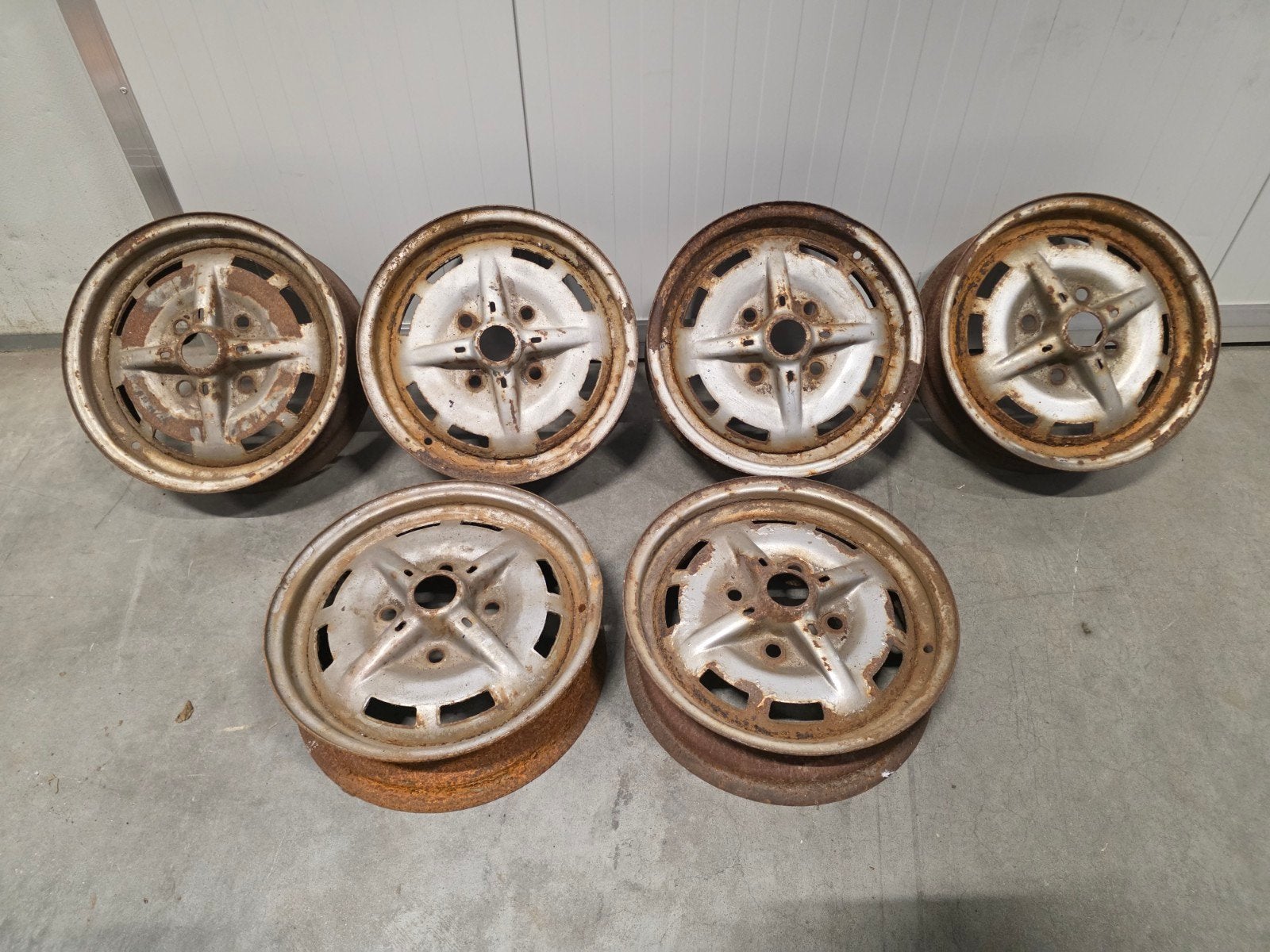 Volkswagen Kever stervelgen Lemmertz 15 inch oldtimer, Ophalen, Gebruikt, 15 inch, Banden en Velgen