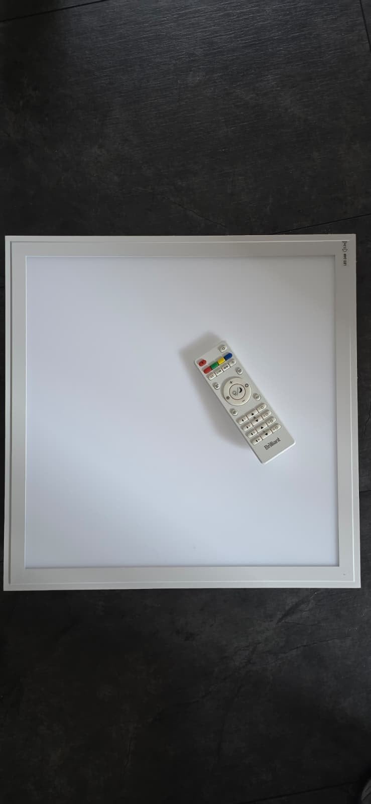Moderne LED Plafondlamp met Afstandsbediening, Ophalen of Verzenden, Zo goed als nieuw