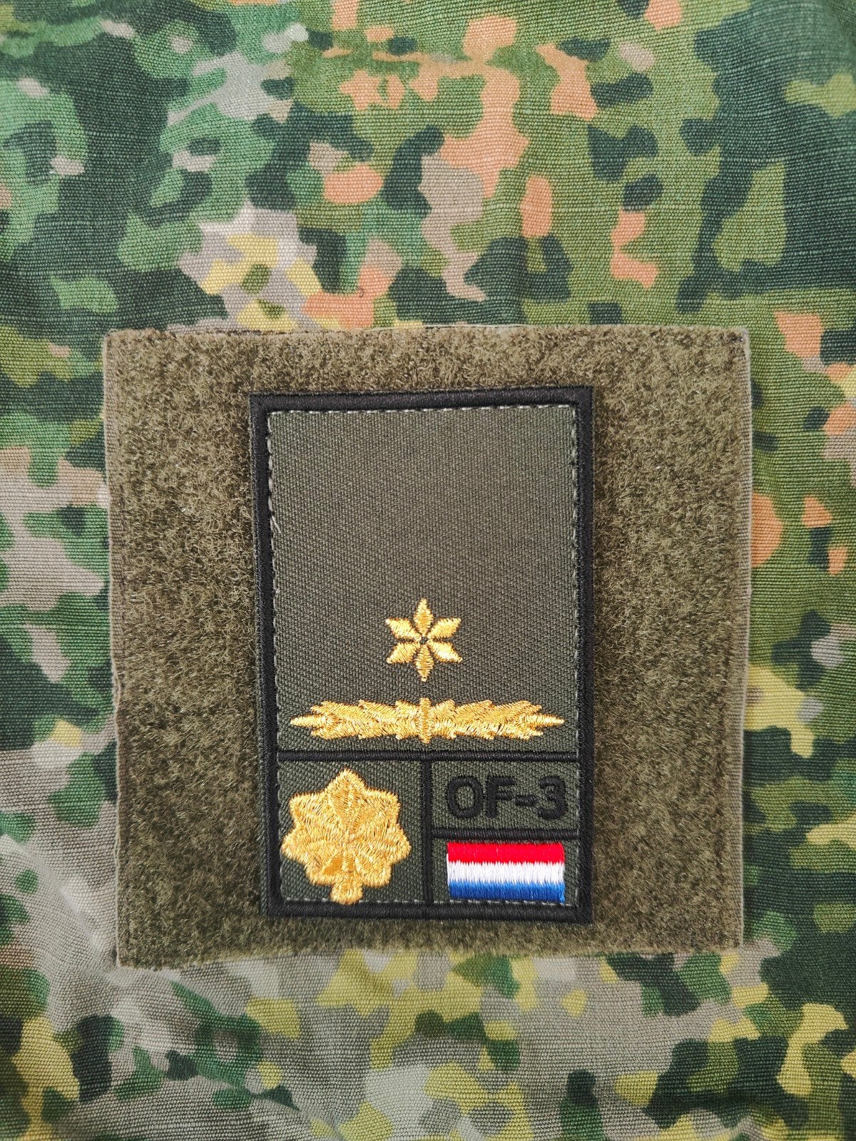 NAVO rang Majoor Patch, Verzamelen, Militaria | Algemeen, Landmacht, Embleem of Badge, Nederland, Verzenden