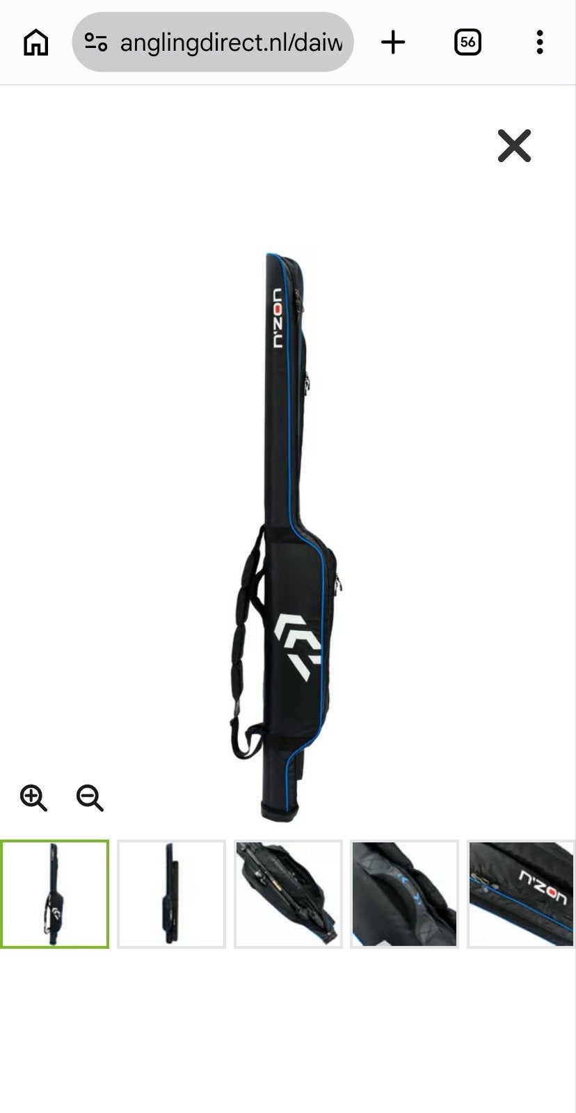 Daiwa N'ZON Hengel Foudraal - Bescherm je hengels!, Ophalen of Verzenden, Nieuw, Koffer of Tas