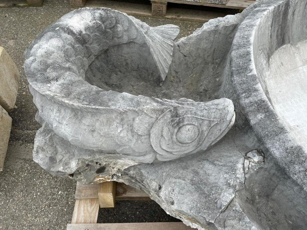 FONTEIN MARMER HANDGEMAAKT UIT INDONESIË., Ophalen of Verzenden