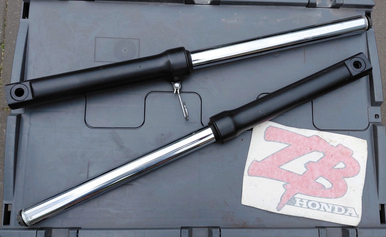 Honda ZB50 voorvorkpoten, hoog spatbord, Ophalen of Verzenden, Zo goed als nieuw, Frame, Overige merken