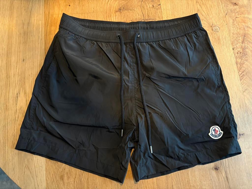 Moncler Zwembroek Zwart – Maat M – NIEUW, Ophalen of Verzenden, Maat 48/50 (M), Blauw, Zwemshort