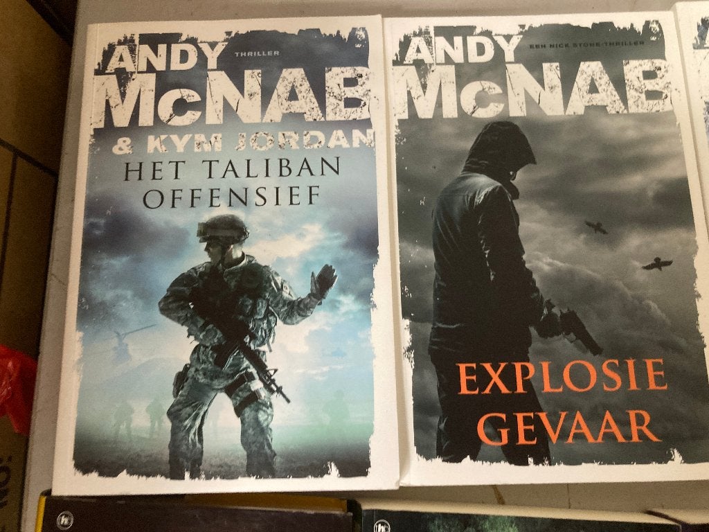 T.K. nog drie boeken van Andy McNab zie actuele lijst, Ophalen of Verzenden, Gelezen, Andy McNab