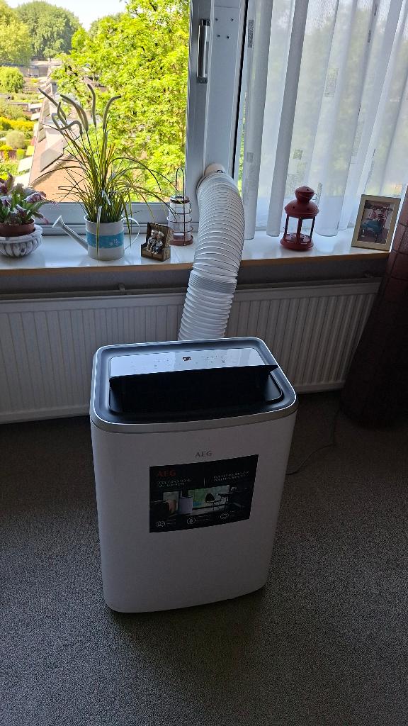 Airco   mobiele, Huis en Inrichting, Ophalen, Zo goed als nieuw, Natuurlijk materiaal, Modern