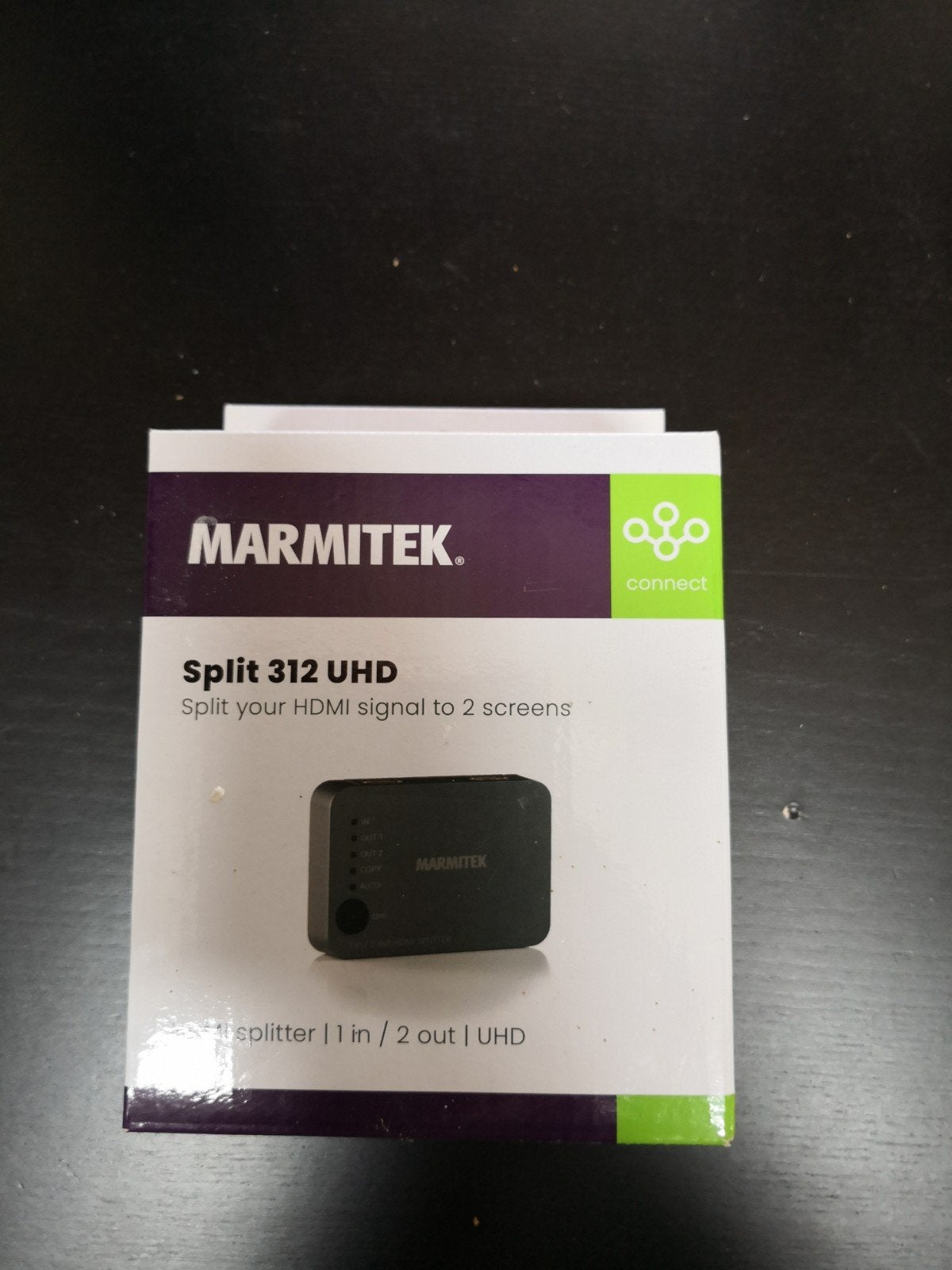 Marmitek Split 312 UHD HDMI-splitter 1 in 2 uit, Ophalen of Verzenden, Nieuw, Minder dan 2 meter, HDMI-kabel