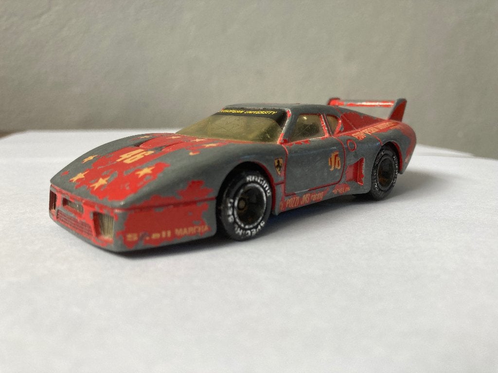 3 x Ferrari's 1:40 en 1: 43 Matchbox specials, Burago, Hobby en Vrije tijd, Ophalen of Verzenden, Gebruikt, Auto, Matchbox