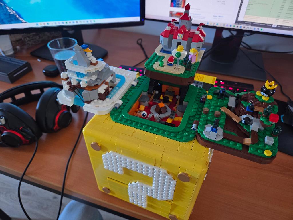 Lego Super Mario 64 Question Mark Block 71395, Ophalen, Overige thema's, Lego, Zo goed als nieuw