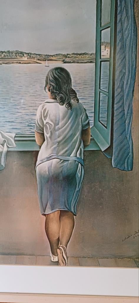 Kunst afbeelding in lijst Dali, Ophalen of Verzenden