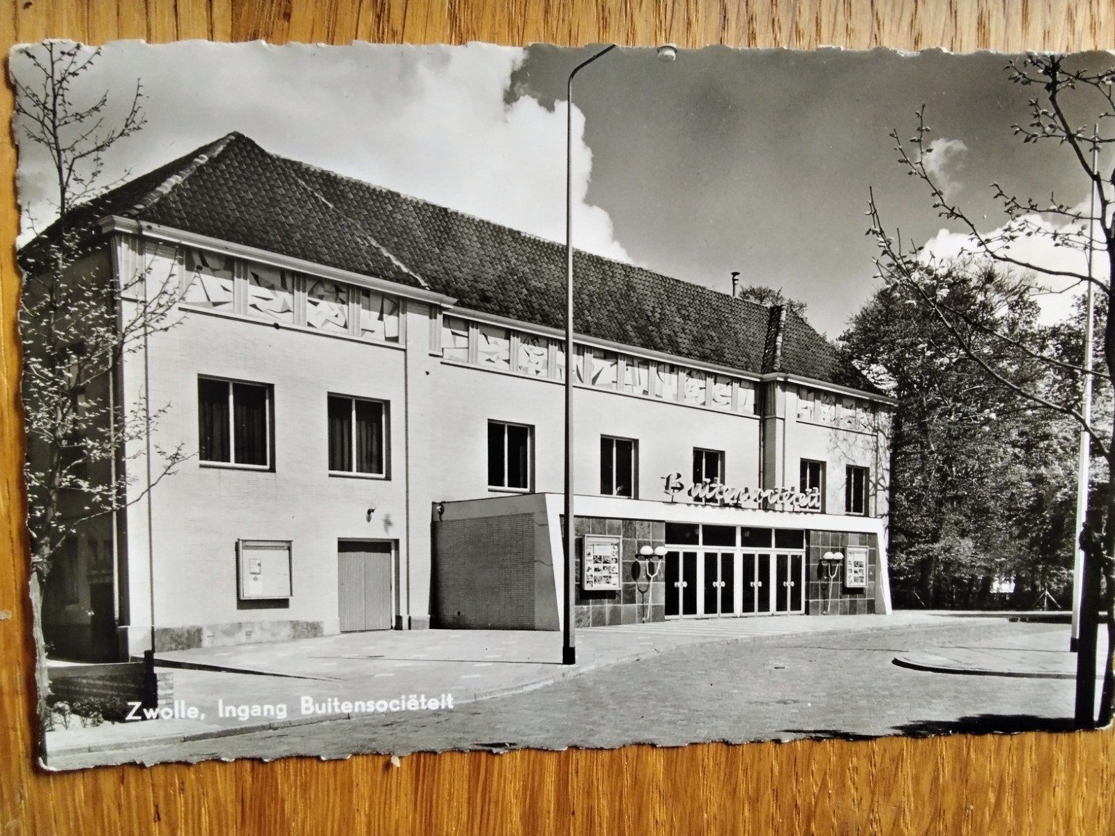 Zwolle, Ingang Buitensociëteit - Uitgave H. Hartman, Ophalen