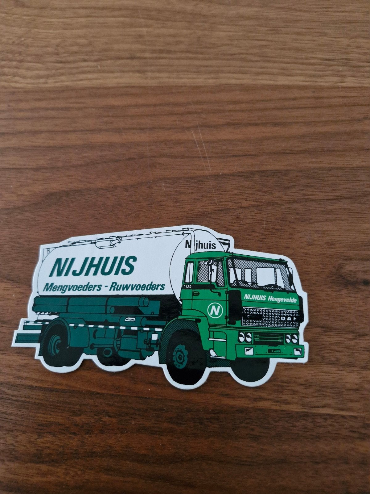 716 Nijhuis Mengvoeders Ruwvoeders vrachtwagen sticker 13x7c, Verzamelen, Ophalen of Verzenden, Nieuw
