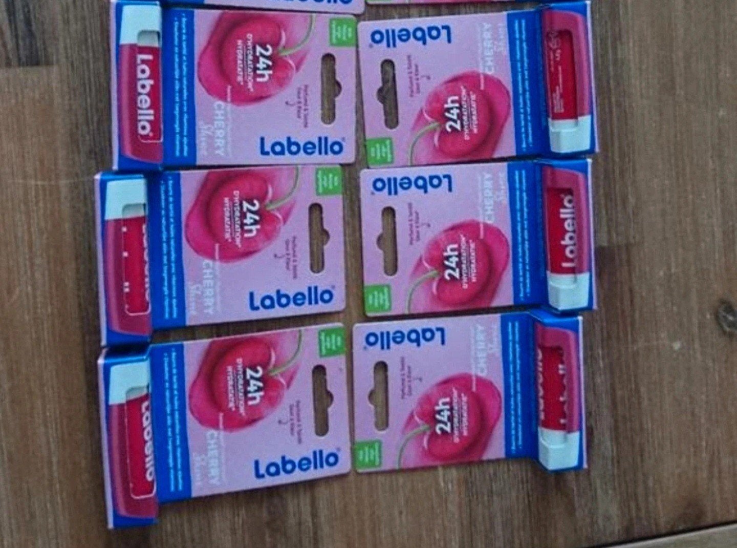 6x Labello Cherry Shine Lippenbalsem - Nieuw in verpakking, Ophalen of Verzenden, Nieuw, Overige typen